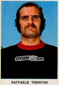 Sticker Raffaele Trentini - Calciatori 1973-1974 - Edis