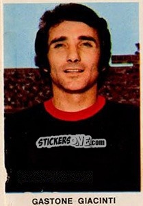 Sticker Gastone Giacinti - Calciatori 1973-1974 n. 72 - Edis