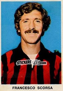 Cromo Francesco Scorsa - Calciatori 1973-1974 - Edis