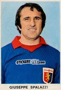Figurina Giuseppe Spalazzi - Calciatori 1973-1974 - Edis