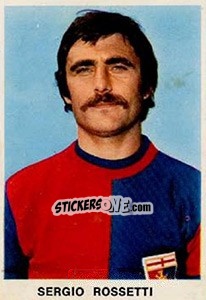 Figurina Sergio Rosetti - Calciatori 1973-1974 - Edis