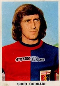 Sticker Sidio Corradi - Calciatori 1973-1974 n. 95 - Edis