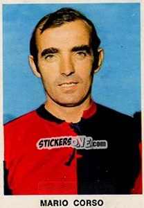 Sticker Mario Corso - Calciatori 1973-1974 - Edis