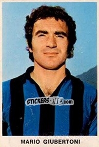 Cromo Mario Giubertoni - Calciatori 1973-1974 - Edis