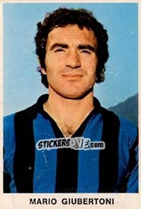 Sticker Mario Giubertoni - Calciatori 1973-1974 n. 107 - Edis