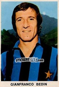 Cromo Gianfranco Bedin - Calciatori 1973-1974 - Edis