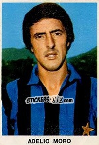 Figurina Adelio Moro - Calciatori 1973-1974 - Edis