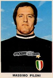 Sticker Massimo Piloni - Calciatori 1973-1974 n. 123 - Edis
