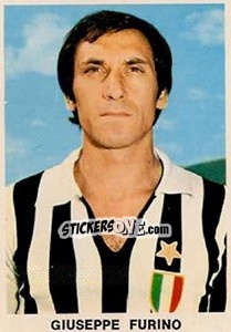 Sticker Giuseppe Furino - Calciatori 1973-1974 n. 126 - Edis