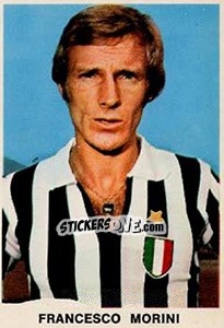 Sticker Francesco Morini - Calciatori 1973-1974 - Edis