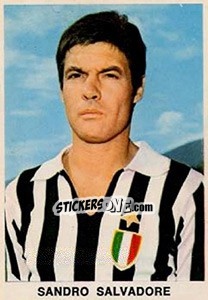 Cromo Sandro Salvadore - Calciatori 1973-1974 - Edis