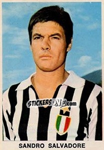 Sticker Sandro Salvadore - Calciatori 1973-1974 n. 128 - Edis