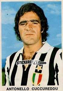 Cromo Antonello Cuccureddu - Calciatori 1973-1974 - Edis