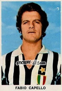 Sticker Fabio Capello - Calciatori 1973-1974 - Edis