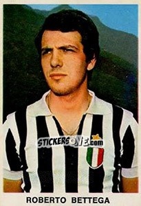 Sticker Roberto Bettega - Calciatori 1973-1974 - Edis
