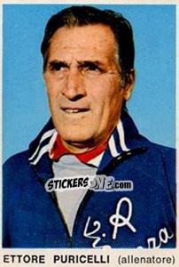 Sticker Ettore Puricelli - Calciatori 1973-1974 - Edis