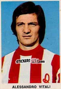 Figurina Alessandro Vitali - Calciatori 1973-1974 - Edis