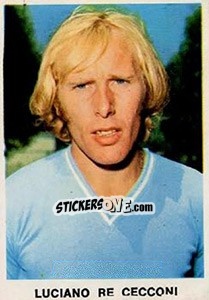 Sticker Luciano Re Cecconi - Calciatori 1973-1974 n. 164 - Edis