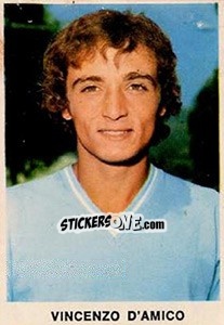 Cromo Vincenzo D'Amico - Calciatori 1973-1974 - Edis