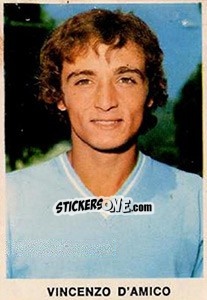 Figurina Vincenzo D'Amico - Calciatori 1973-1974 - Edis