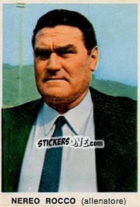 Sticker Nereo Rocco - Calciatori 1973-1974 - Edis