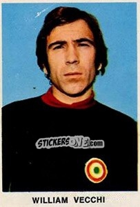 Figurina William Vecchi - Calciatori 1973-1974 - Edis