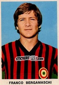 Sticker Franco Bergamaschi - Calciatori 1973-1974 n. 185 - Edis