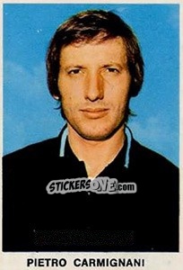 Sticker Pietro Carmignani - Calciatori 1973-1974 - Edis