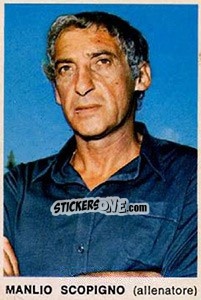 Figurina Manlio Scopigno - Calciatori 1973-1974 n. 206 - Edis