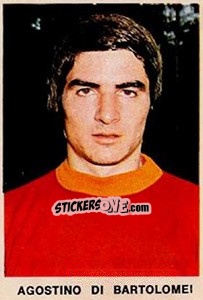 Figurina Agostino Di Bartolomei - Calciatori 1973-1974 - Edis