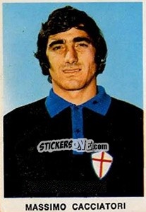 Figurina Massimo Cacciatori - Calciatori 1973-1974 - Edis