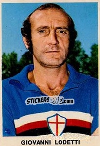 Figurina Giovanni Lodetti - Calciatori 1973-1974 - Edis