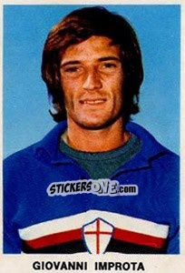 Figurina Giovanni Improta - Calciatori 1973-1974 - Edis