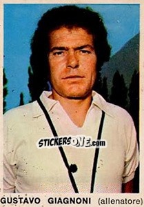 Sticker Gustavo Giagnoni - Calciatori 1973-1974 - Edis