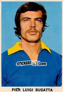 Sticker Pier Luigi Busatta - Calciatori 1973-1974 - Edis