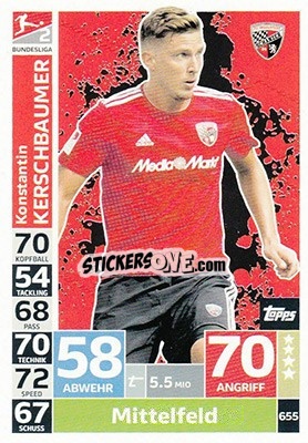 Figurina Konstantin Kerschbaumer - German Fussball Bundesliga 2018-2019. Match Attax Extra - Topps