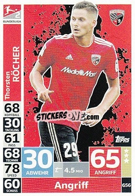 Sticker Thorsten Röcher - German Fussball Bundesliga 2018-2019. Match Attax Extra - Topps