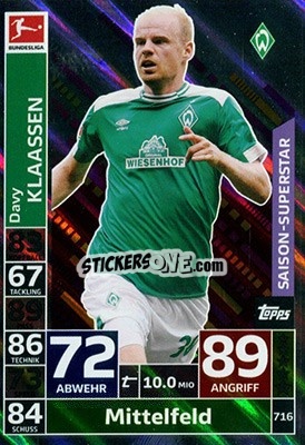 Sticker Davy Klaassen