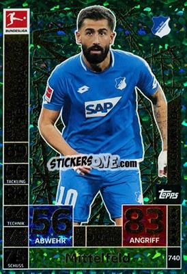 Sticker Kerem Demirbay - German Fussball Bundesliga 2018-2019. Match Attax Extra - Topps