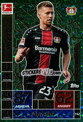 Figurina Mitchell Weiser - German Fussball Bundesliga 2018-2019. Match Attax Extra - Topps