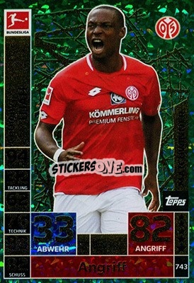Sticker Anthony Ujah - German Fussball Bundesliga 2018-2019. Match Attax Extra - Topps