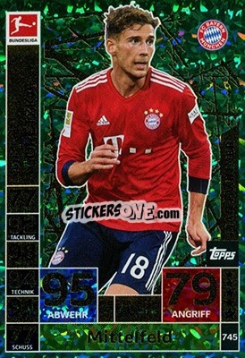 Sticker Leon Goretzka - German Fussball Bundesliga 2018-2019. Match Attax Extra - Topps