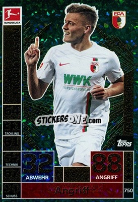 Cromo Alfred Finnbogason - German Fussball Bundesliga 2018-2019. Match Attax Extra - Topps