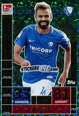 Sticker Lukas Hinterseer - German Fussball Bundesliga 2018-2019. Match Attax Extra - Topps