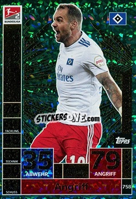 Sticker Pierre-Michel Lasogga - German Fussball Bundesliga 2018-2019. Match Attax Extra - Topps