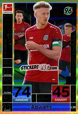 Sticker Waldemar Anton - German Fussball Bundesliga 2018-2019. Match Attax Extra - Topps
