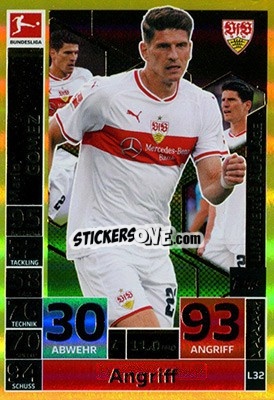 Sticker Mario Gomez - German Fussball Bundesliga 2018-2019. Match Attax Extra - Topps