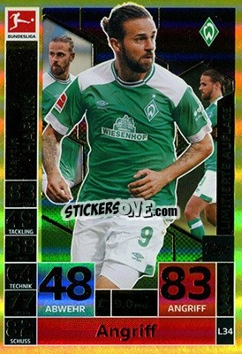 Sticker Martin Harnik - German Fussball Bundesliga 2018-2019. Match Attax Extra - Topps