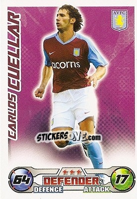 Figurina Carlos Cuellar - English Premier League 2008-2009. Match Attax - Topps