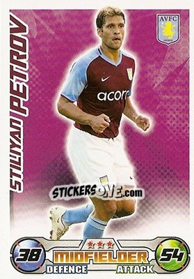 Figurina Stiliyan Petrov - English Premier League 2008-2009. Match Attax - Topps